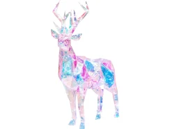 Decorazione per esterni LED POLARIS Renna 90 cm Multicolore