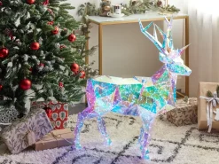 Decorazione per esterni LED POLARIS Renna 90 cm Multicolore