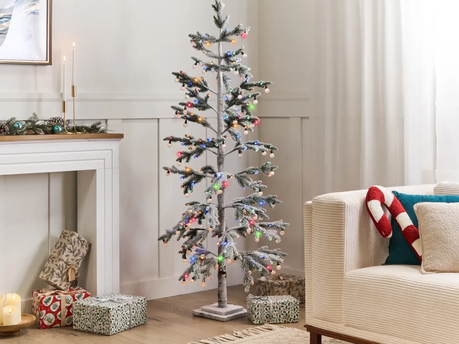Decorazione per esterni LED TORSA Albero 180 cm Verde
