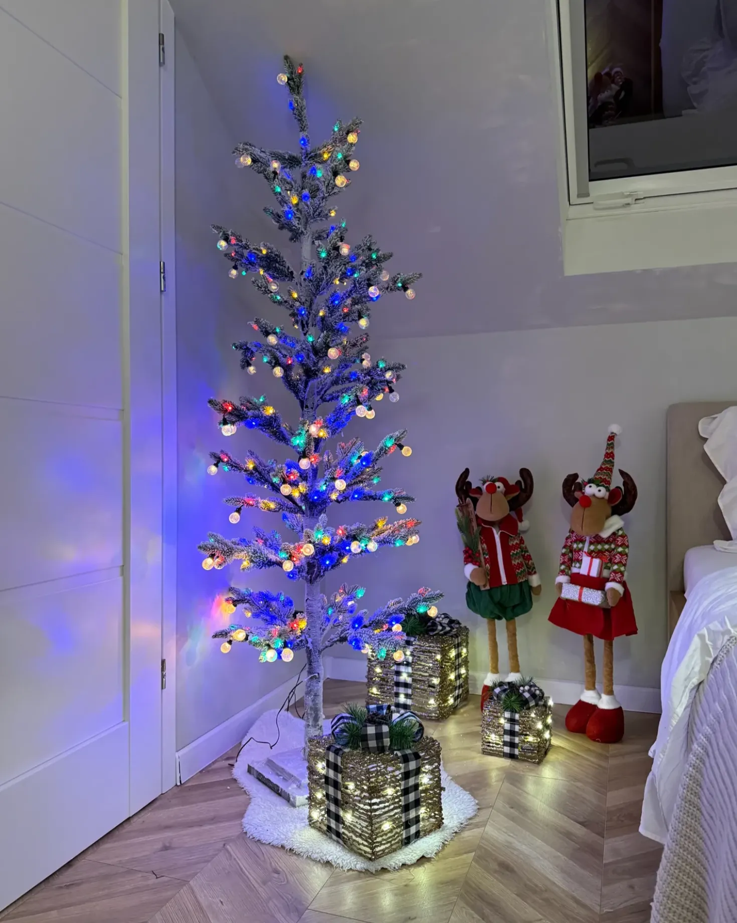 Decorazione per esterni LED TORSA Albero 180 cm Verde