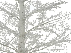 Decorazione per esterni LED SUONTEE Albero di Natale 180 cm Bianco