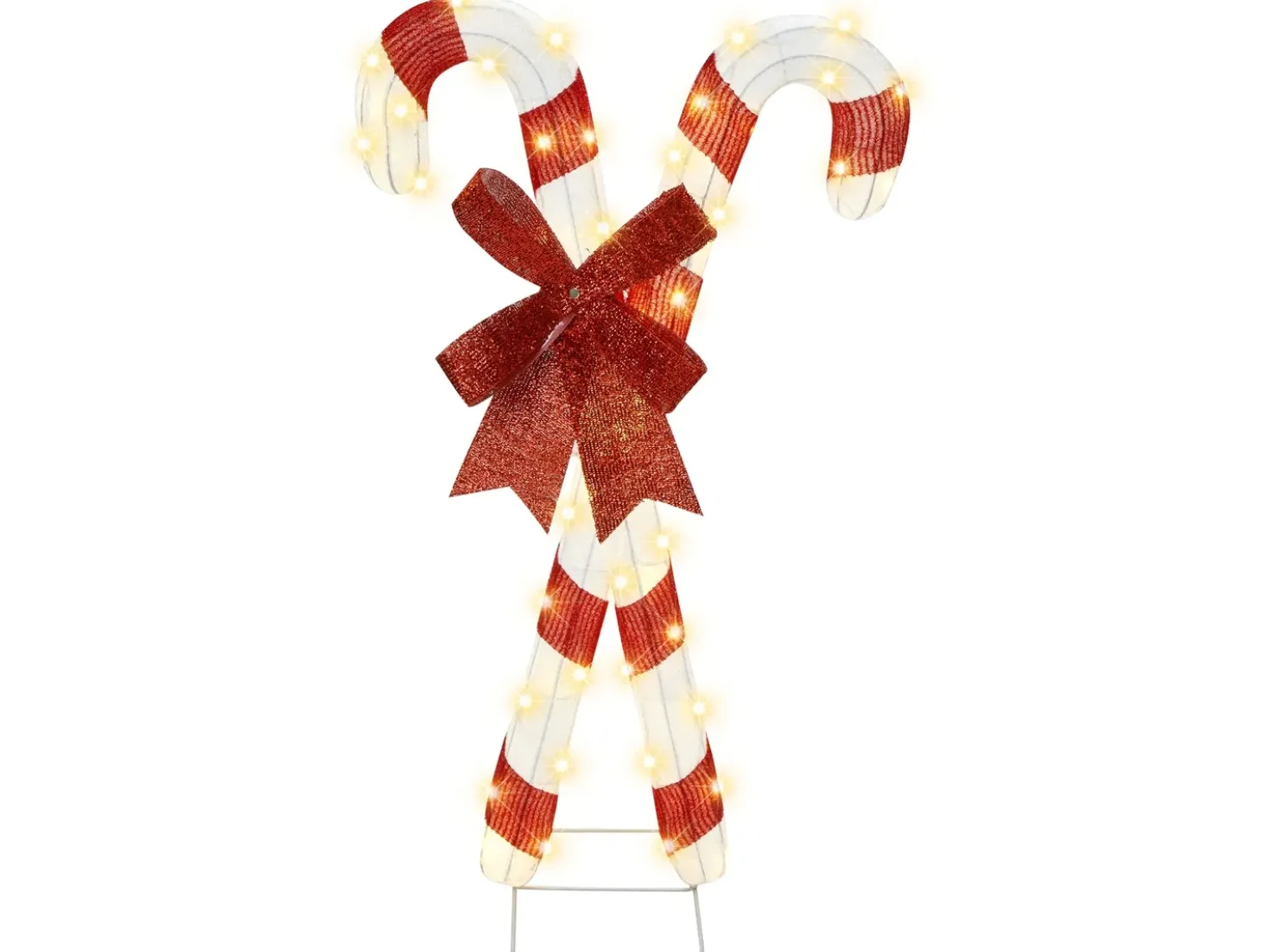 Decorazione per esterni LED OLASVIK 90 cm Bianco Rosso