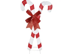 Decorazione per esterni LED OLASVIK 90 cm Bianco Rosso