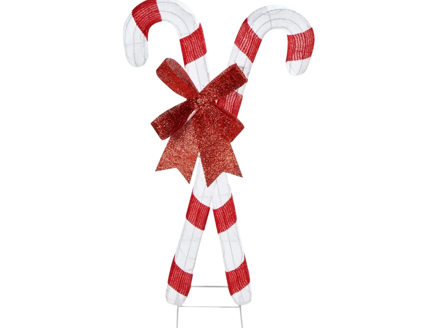 Decorazione per esterni LED OLASVIK 90 cm Bianco Rosso