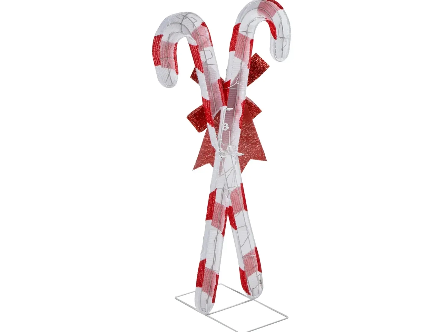 Decorazione per esterni LED OLASVIK 90 cm Bianco Rosso