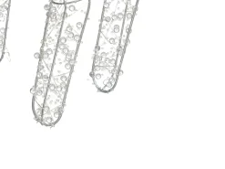 Decorazione per esterni LED OLDENOR Renna 70 cm Argento