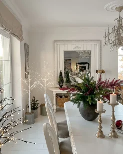Decorazione per esterni LED LAPPI Albero di Natale 160 cm Bianco