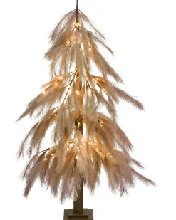 Decorazione per esterni LED BIFROST Albero di Natale 123 cm Beige