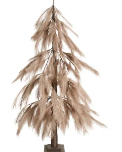 Decorazione per esterni LED BIFROST Albero di Natale 123 cm Beige