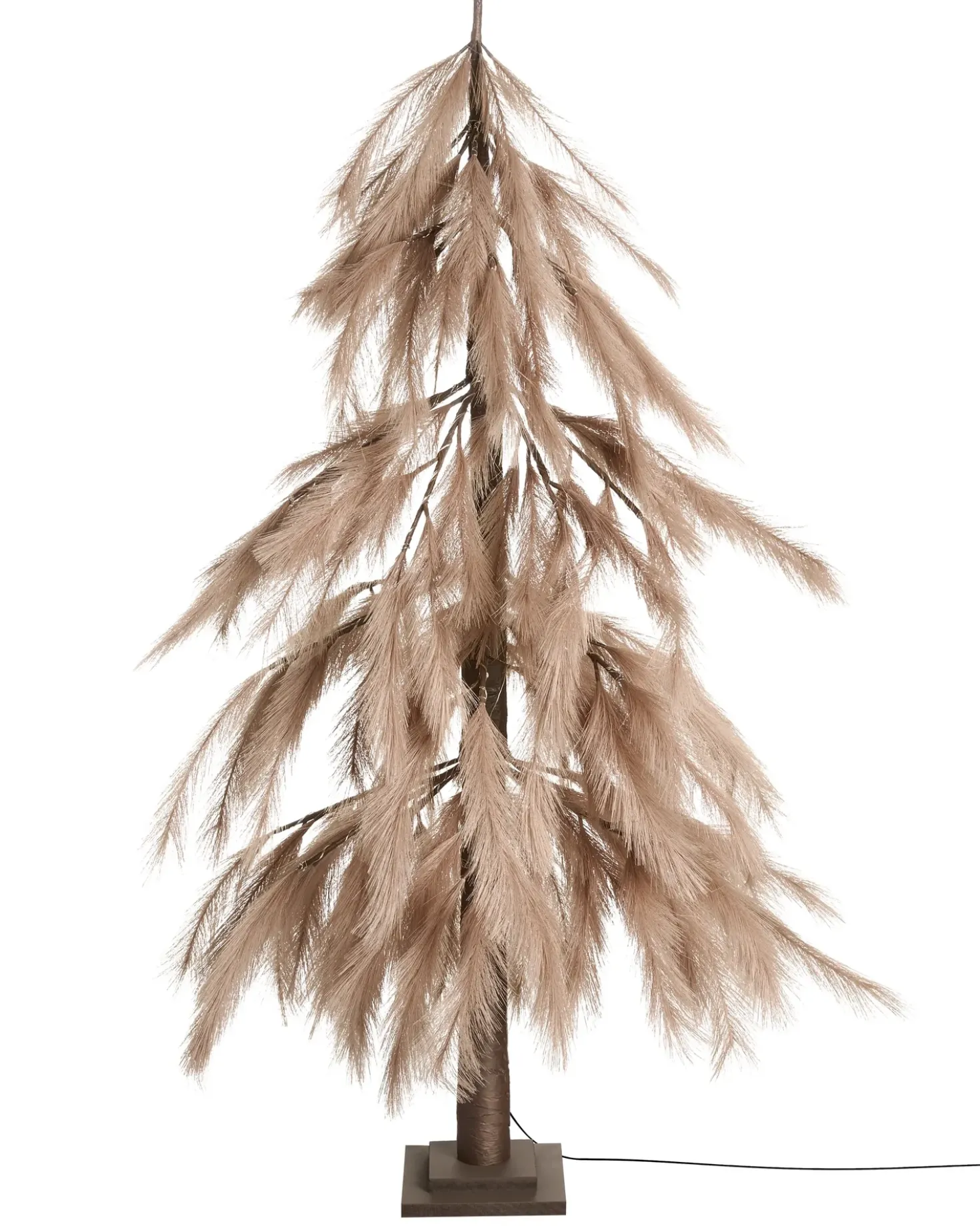 Decorazione per esterni LED BIFROST Albero di Natale 123 cm Beige