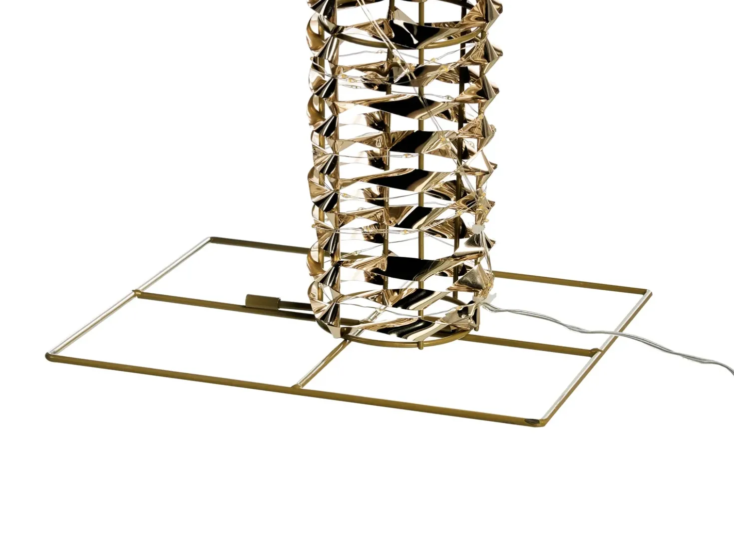 Decorazione per esterni LED NORRESO Bastoncino di zucchero 74 cm Oro