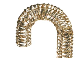Decorazione per esterni LED NORRESO Bastoncino di zucchero 74 cm Oro