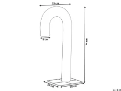 Decorazione per esterni LED HOLMAVIK Bastoncino di zucchero 74 cm Oro