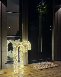 Decorazione per esterni LED HOLMAVIK Bastoncino di zucchero 74 cm Oro