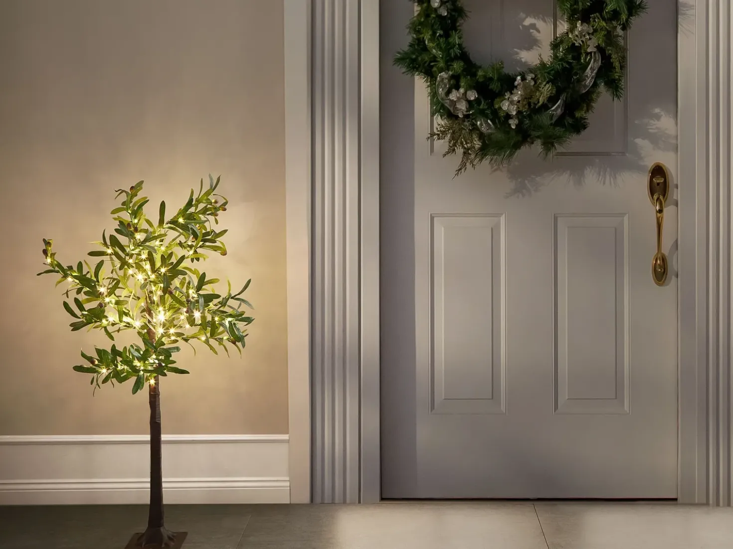 Decorazione per esterni LED CELIONI Albero 120 cm Verde