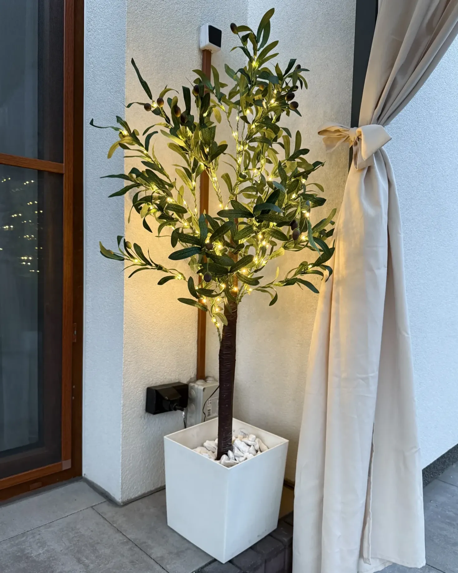 Decorazione per esterni LED CELIONI Albero 120 cm Verde
