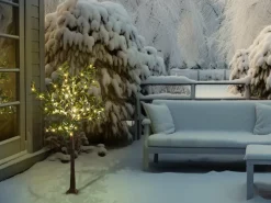 Decorazione per esterni LED CELIONI Albero 120 cm Verde