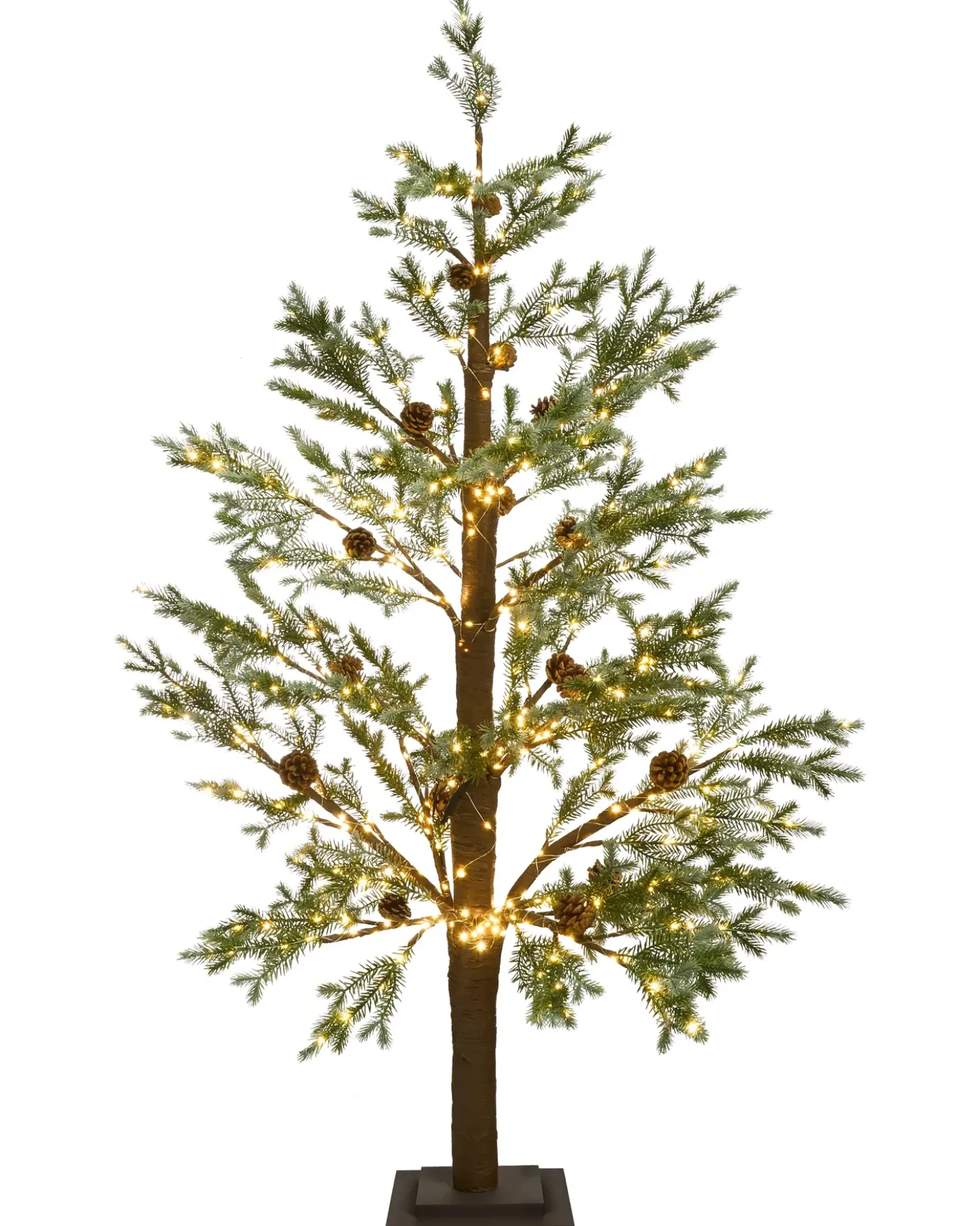 Decorazione per esterni LED LAUGARAS Albero di Natale 150 cm Verde