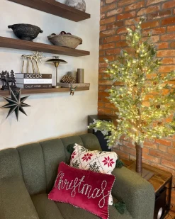 Decorazione per esterni LED LAUGARAS Albero di Natale 150 cm Verde