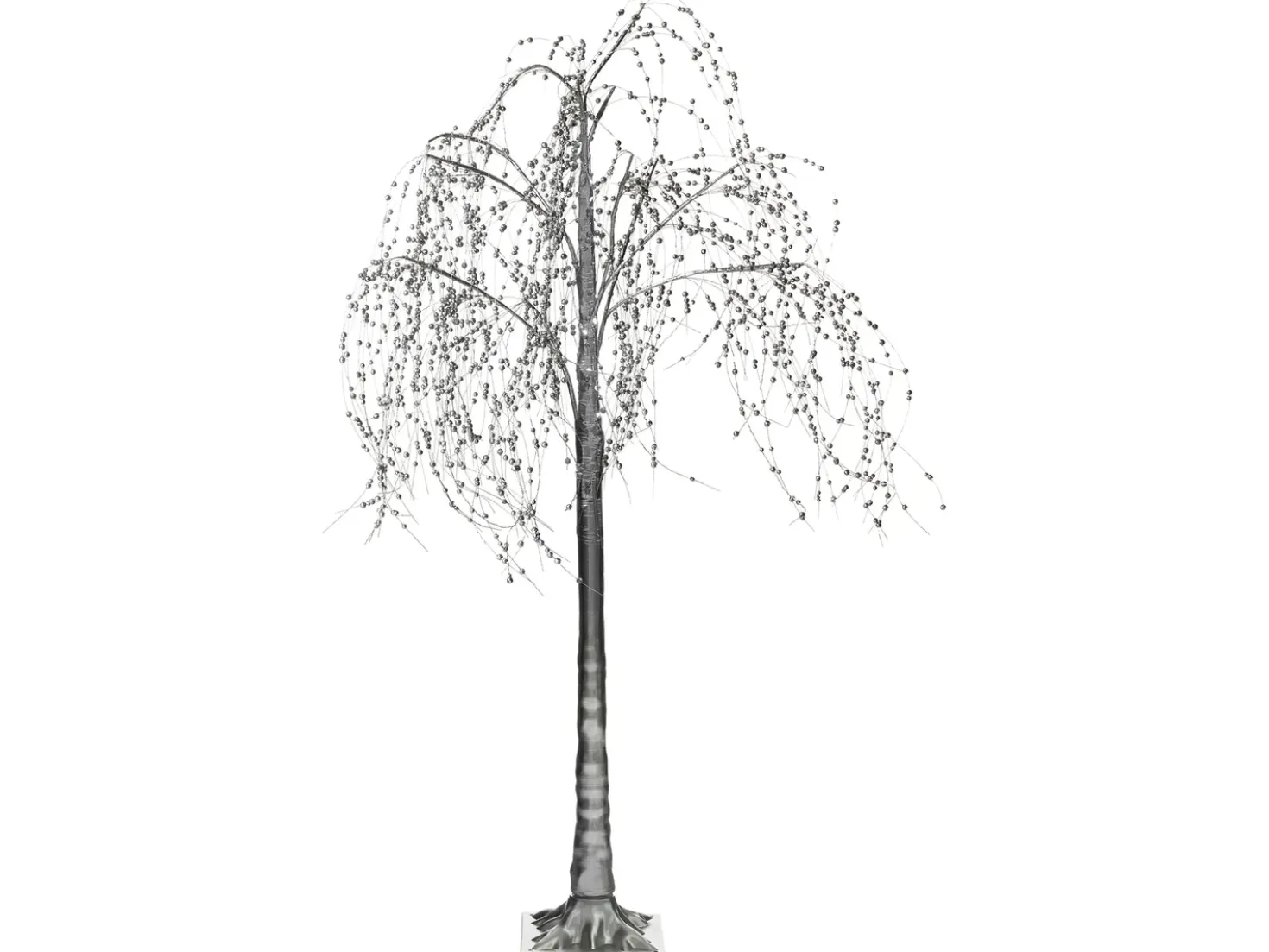 Decorazione per esterni LED NILLAKA Albero 145 cm Argento