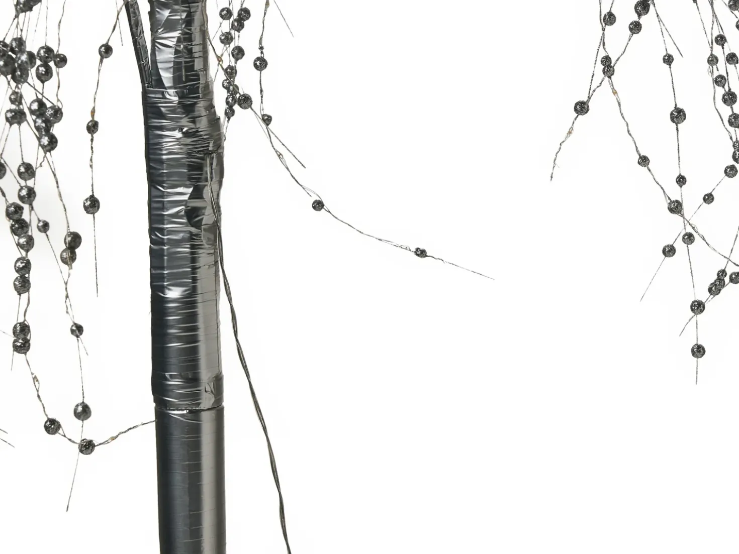 Decorazione per esterni LED NILLAKA Albero 145 cm Argento