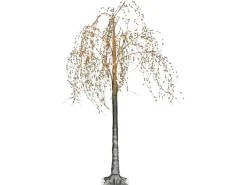 Decorazione per esterni LED NILLAKA Albero 145 cm Argento