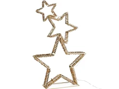 Decorazione per esterni LED BURESO Stella 80 cm Oro
