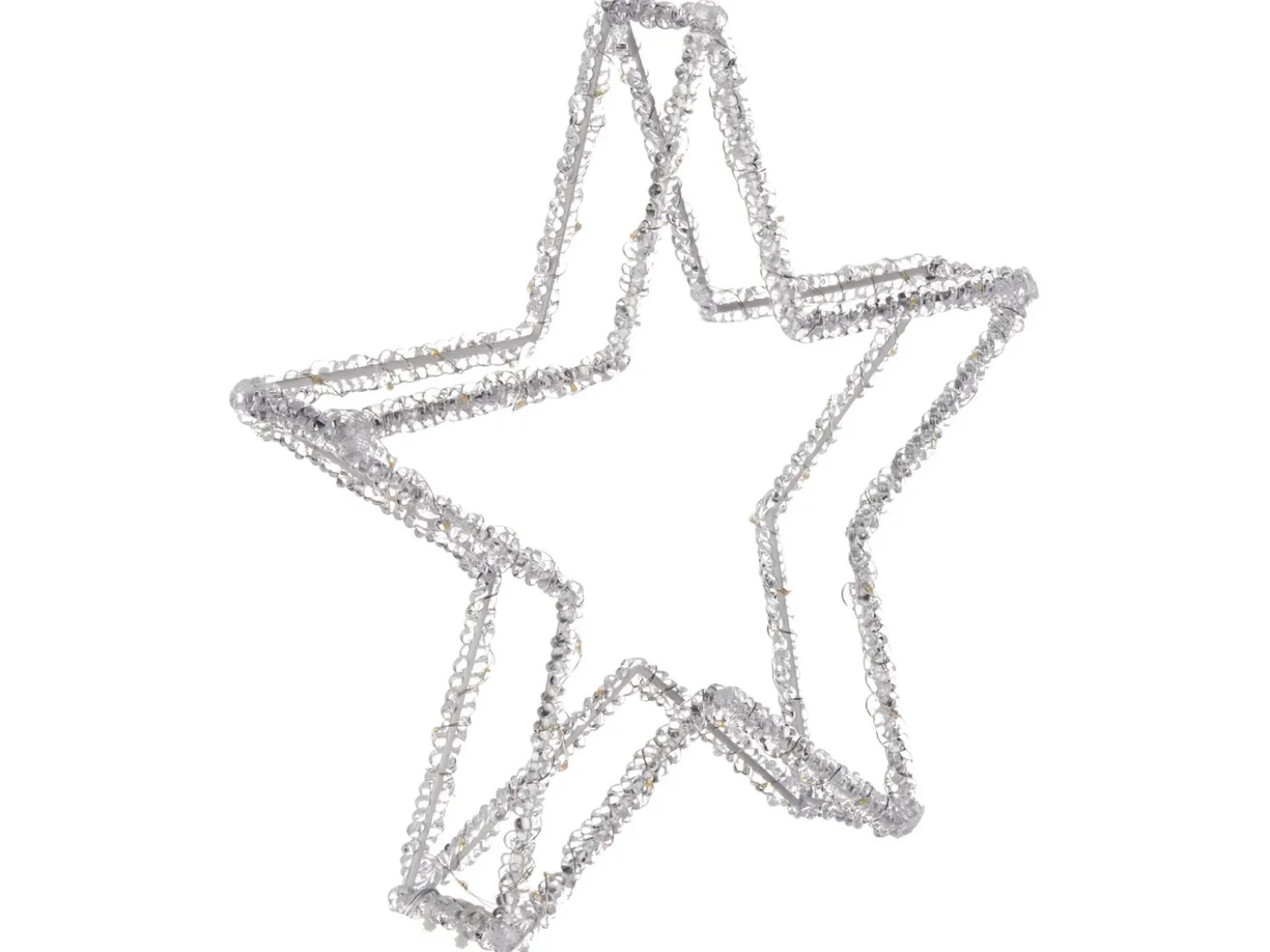 Decorazione per esterni LED SIMO Stella 31 cm Bianco