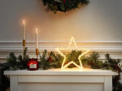 Decorazione per esterni LED SIMO Stella 31 cm Bianco