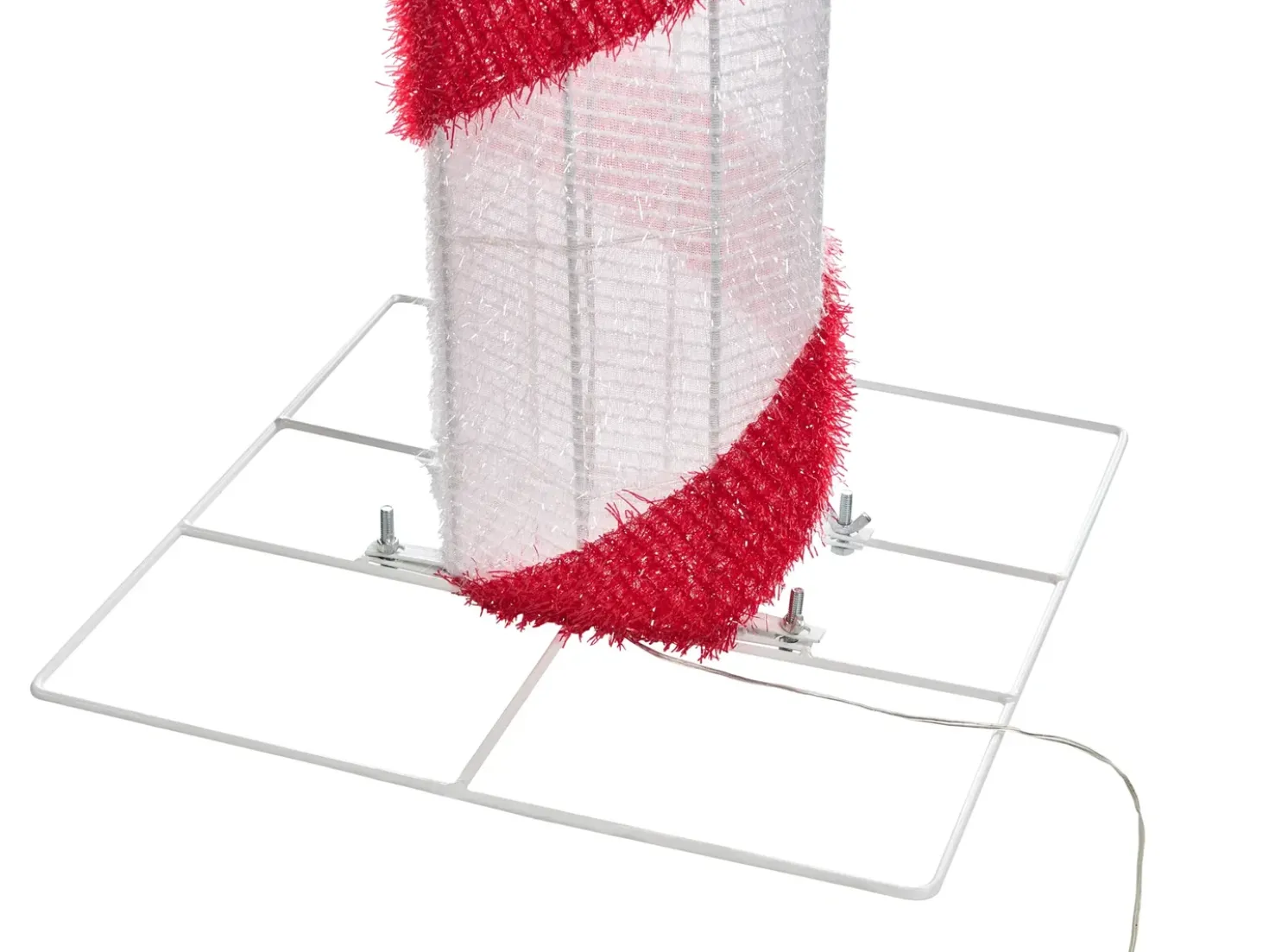 Decorazione per esterni LED ALARNI Bastoncino di zucchero 150 cm Rosso