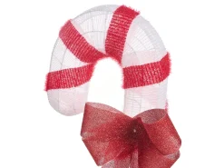 Decorazione per esterni LED ALARNI Bastoncino di zucchero 150 cm Rosso