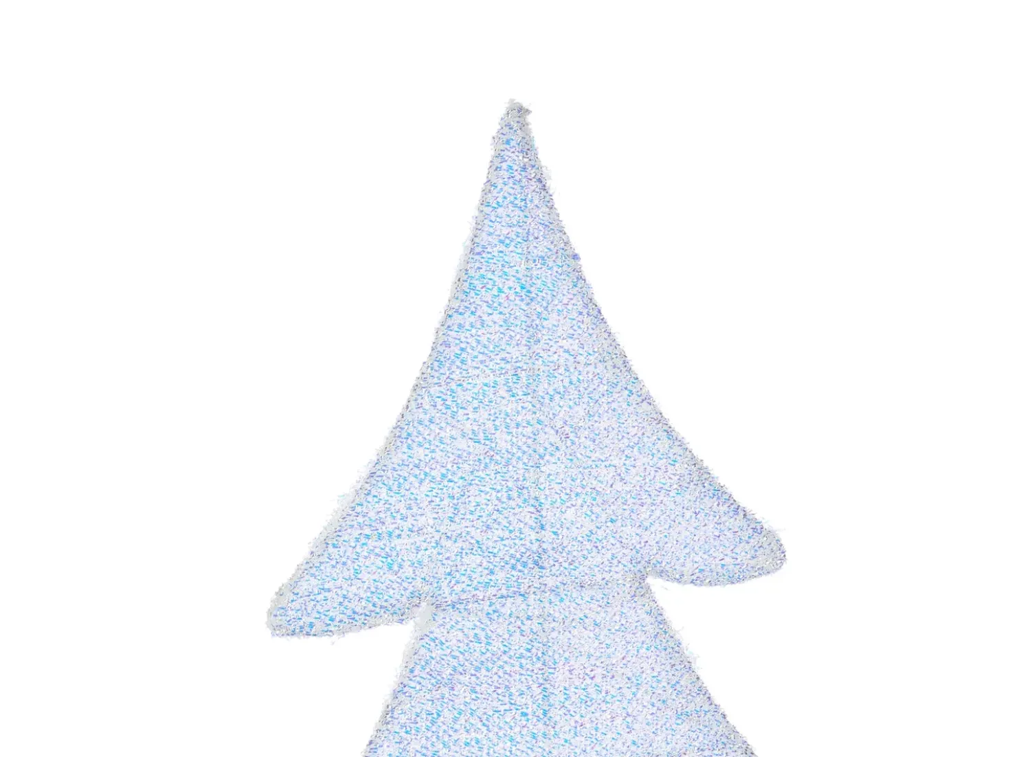 Decorazione per esterni LED EDASJON Albero di Natale 95 cm Bianco