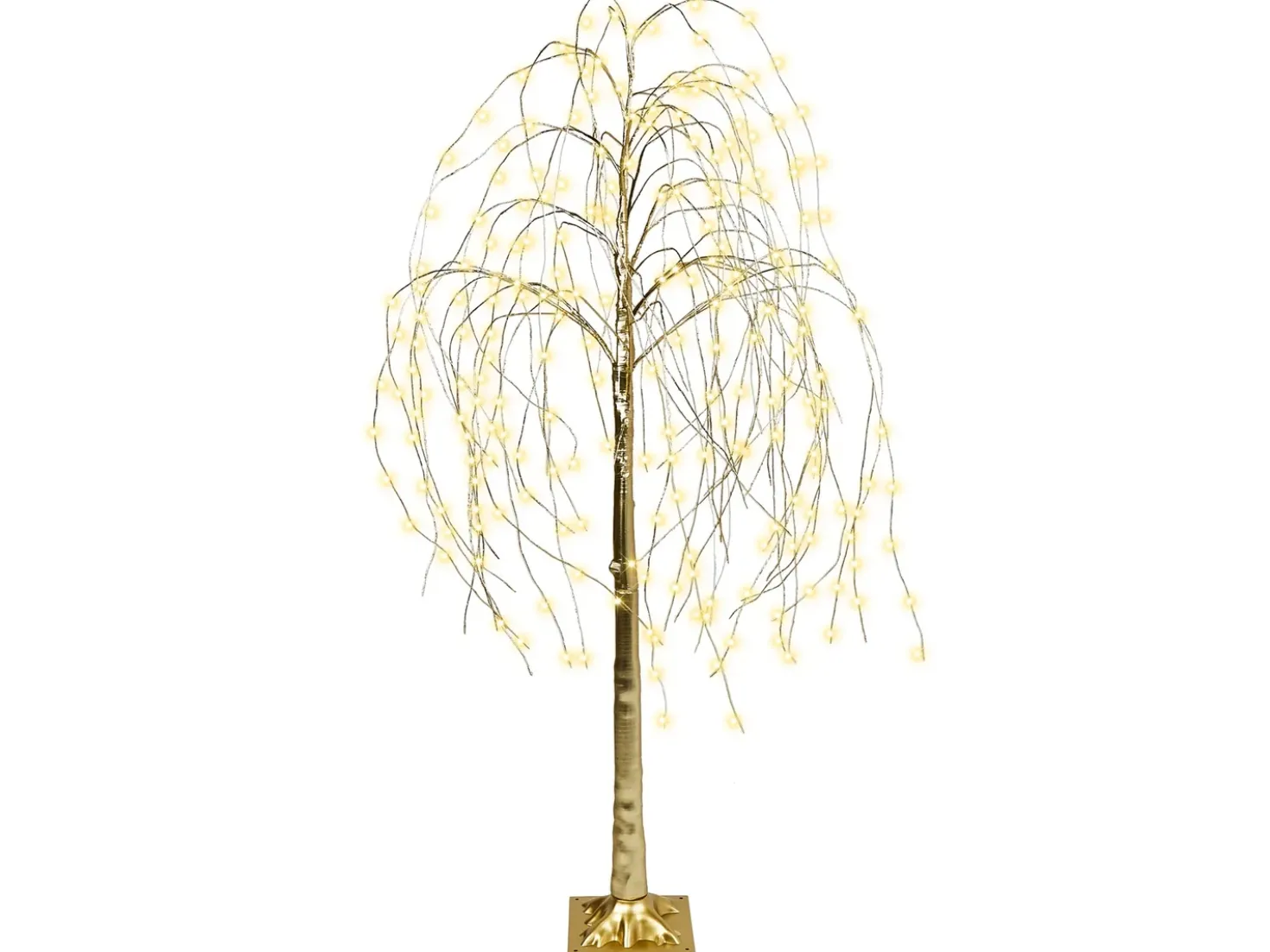 Decorazione per esterni LED BALIONI Albero 180 cm Oro