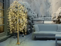 Decorazione per esterni LED BALIONI Albero 180 cm Oro
