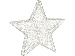 Decorazione per esterni LED MADUM Stella 50 cm Argento