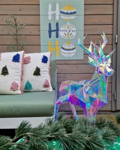 Decorazione per esterni Smart LED con App POLARIS Renna 90 cm Multicolore