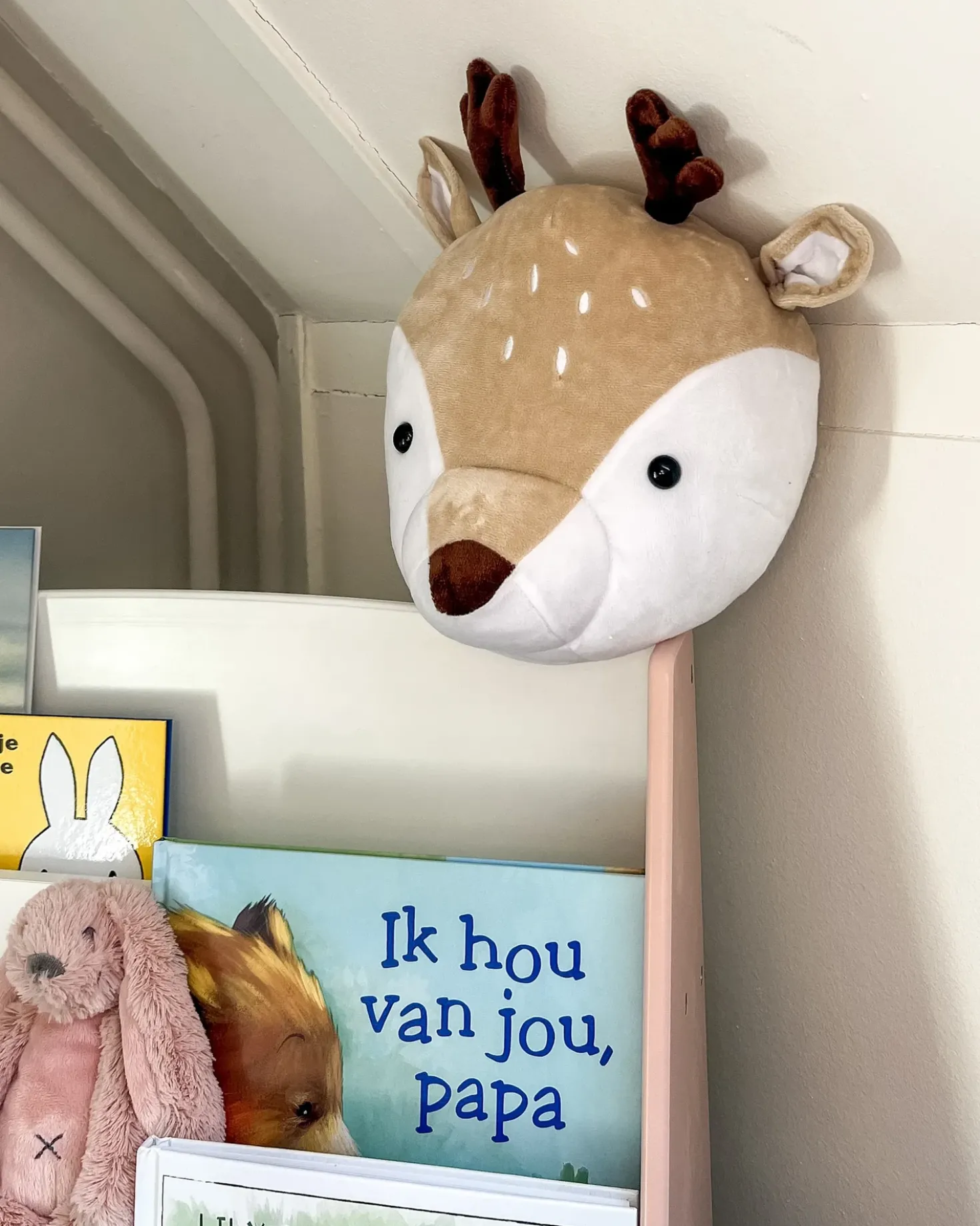 Decorazioni da Parete Cameretta Cervo BAMBI 30 cm Beige