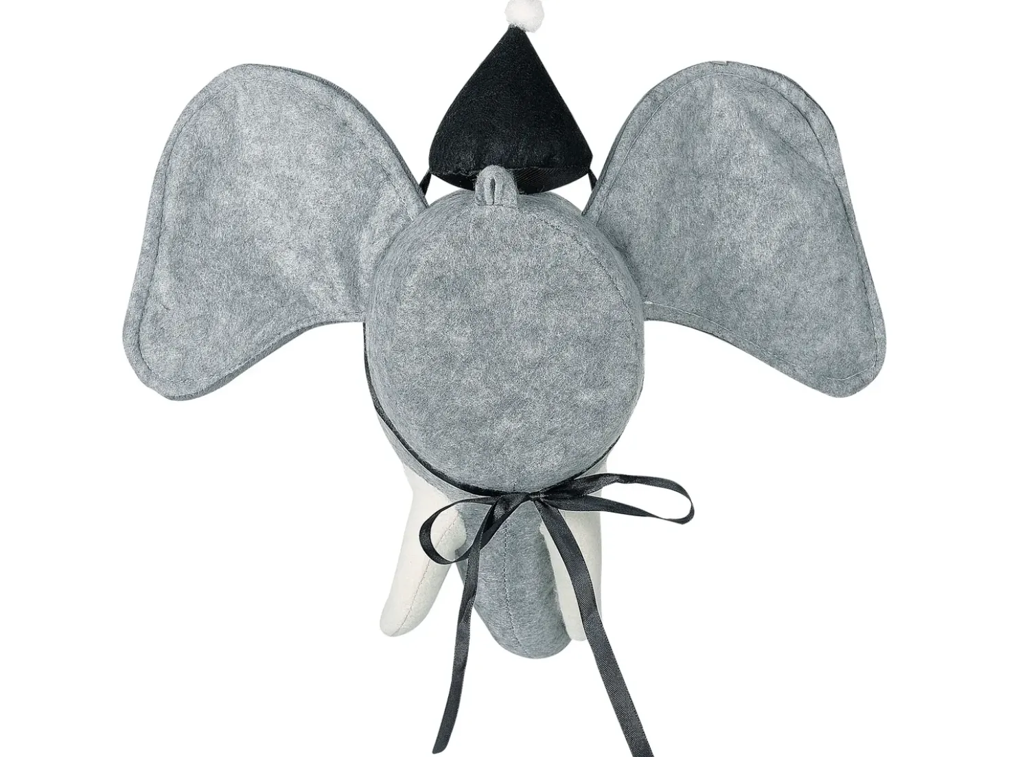 Decorazioni da Parete Cameretta Elefante BADOU Cotone 36 cm Grigio