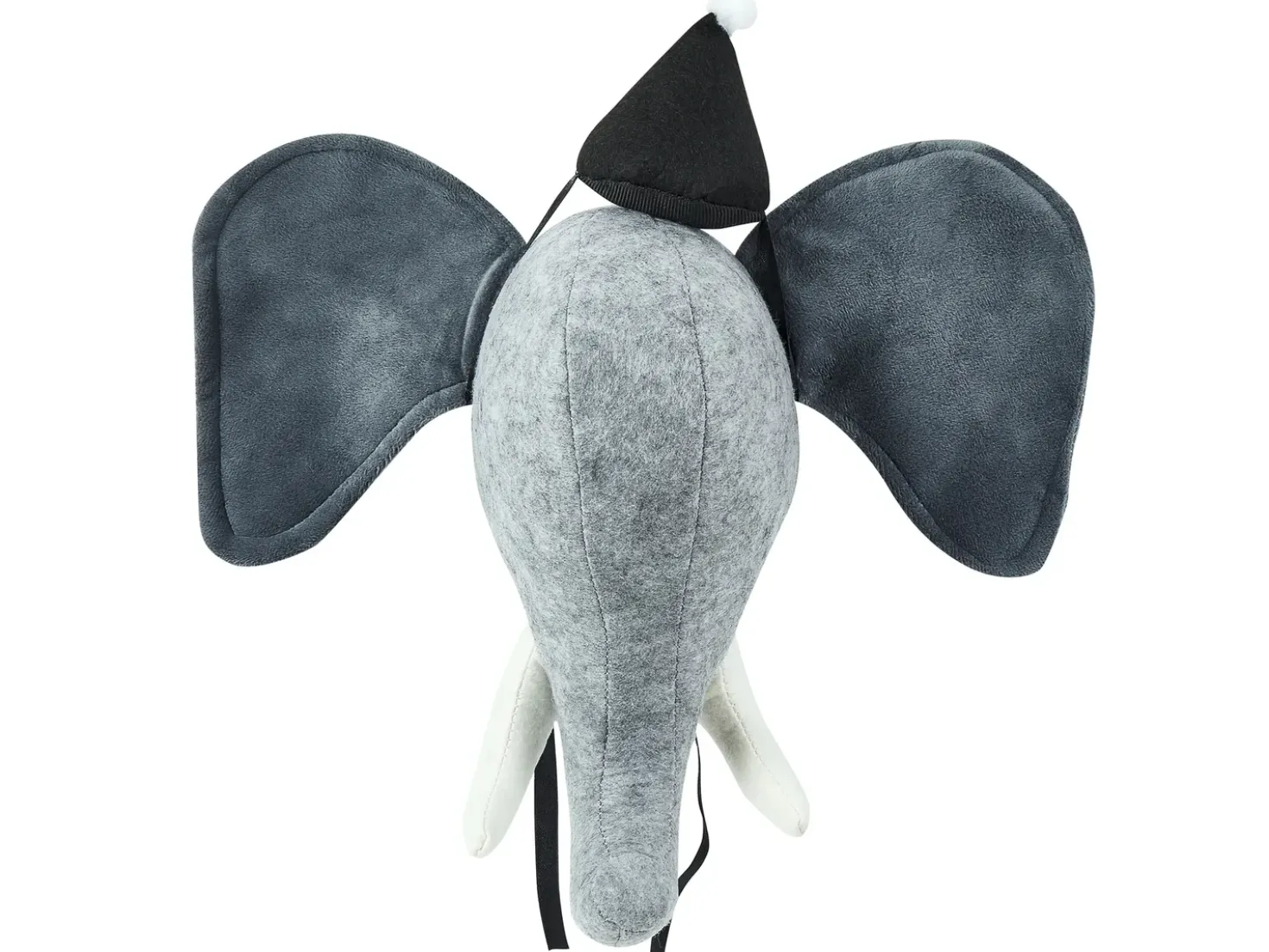Decorazioni da Parete Cameretta Elefante BADOU Cotone 36 cm Grigio