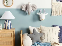 Decorazioni da Parete Cameretta Elefante TANTOR Cotone 33 cm Grigio