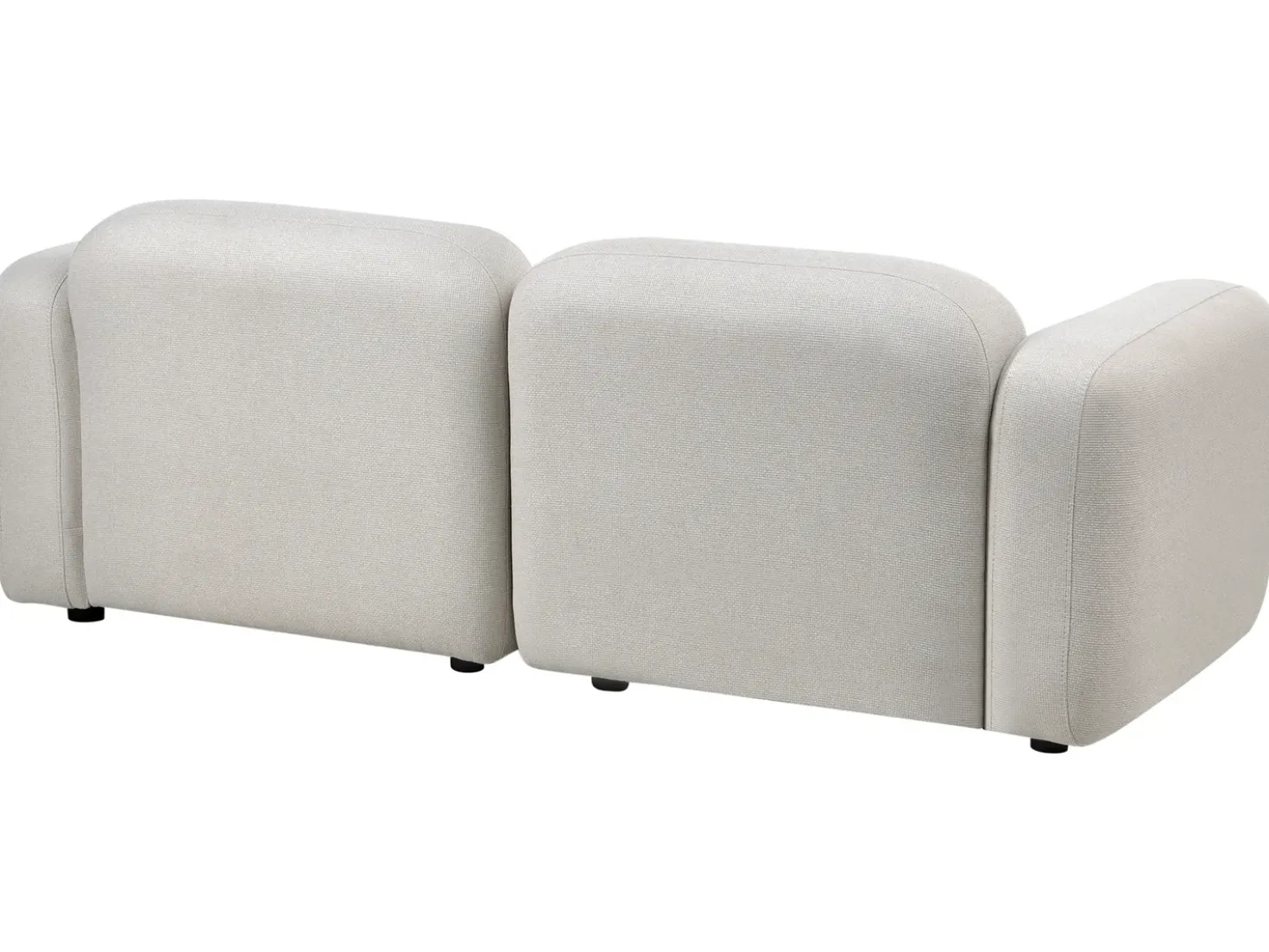 Divano 3 posti AFOSS Tessuto Beige chiaro