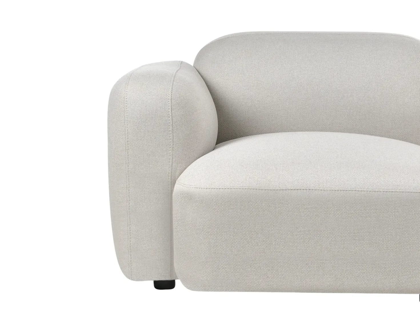 Divano 3 posti AFOSS Tessuto Beige chiaro