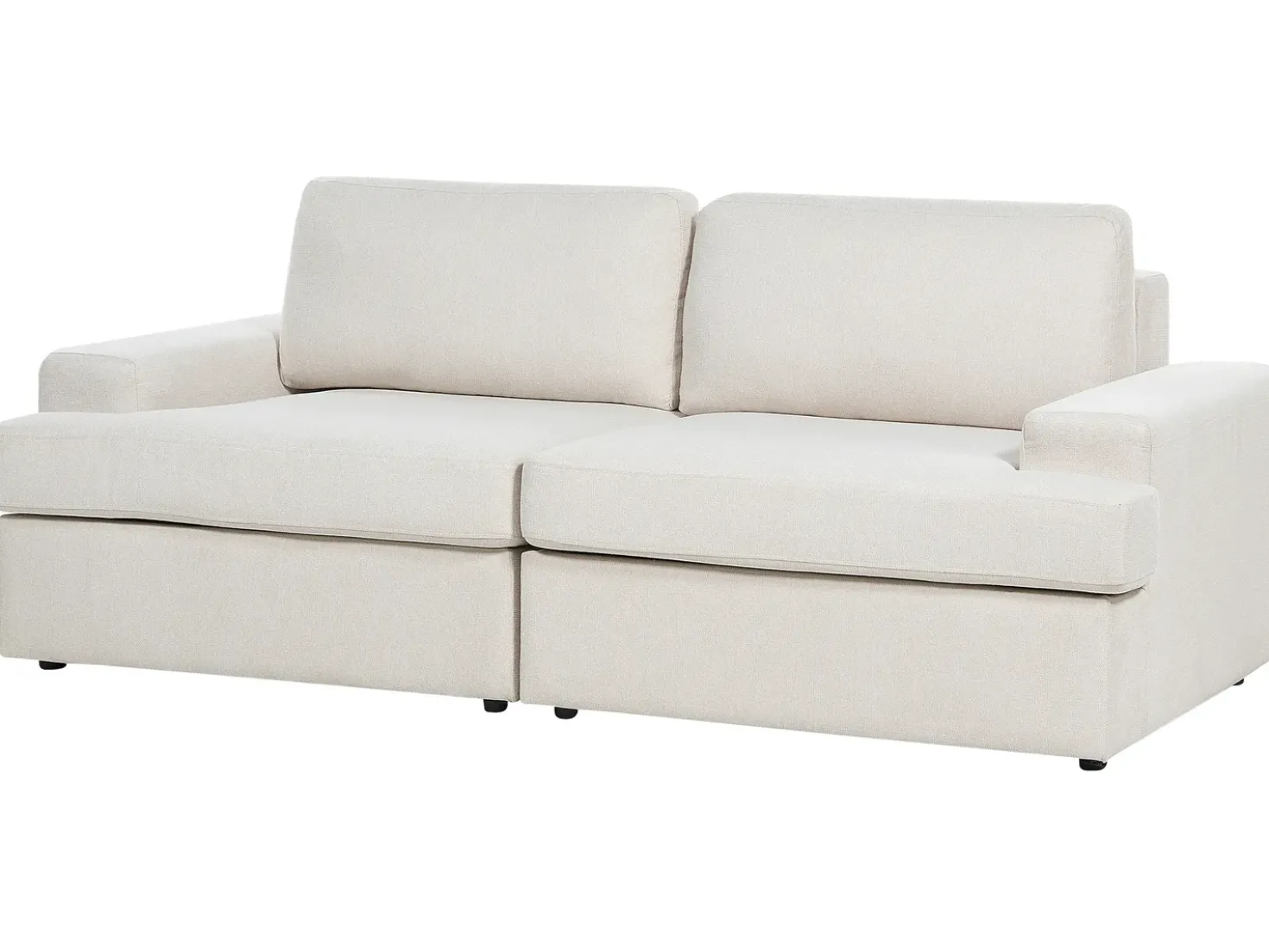 Divano 3 posti ALLA Tessuto Beige chiaro