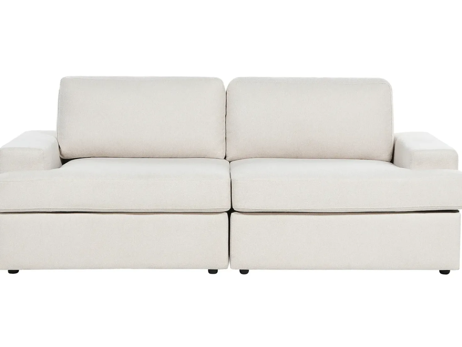 Divano 3 posti ALLA Tessuto Beige chiaro