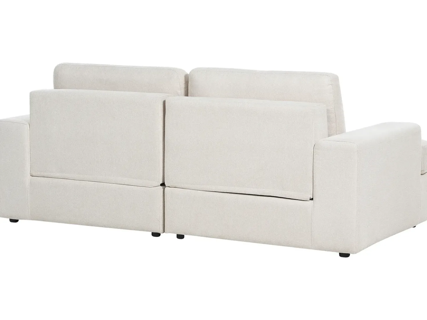 Divano 3 posti ALLA Tessuto Beige chiaro