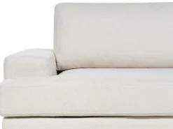 Divano 3 posti ALLA Tessuto Beige chiaro