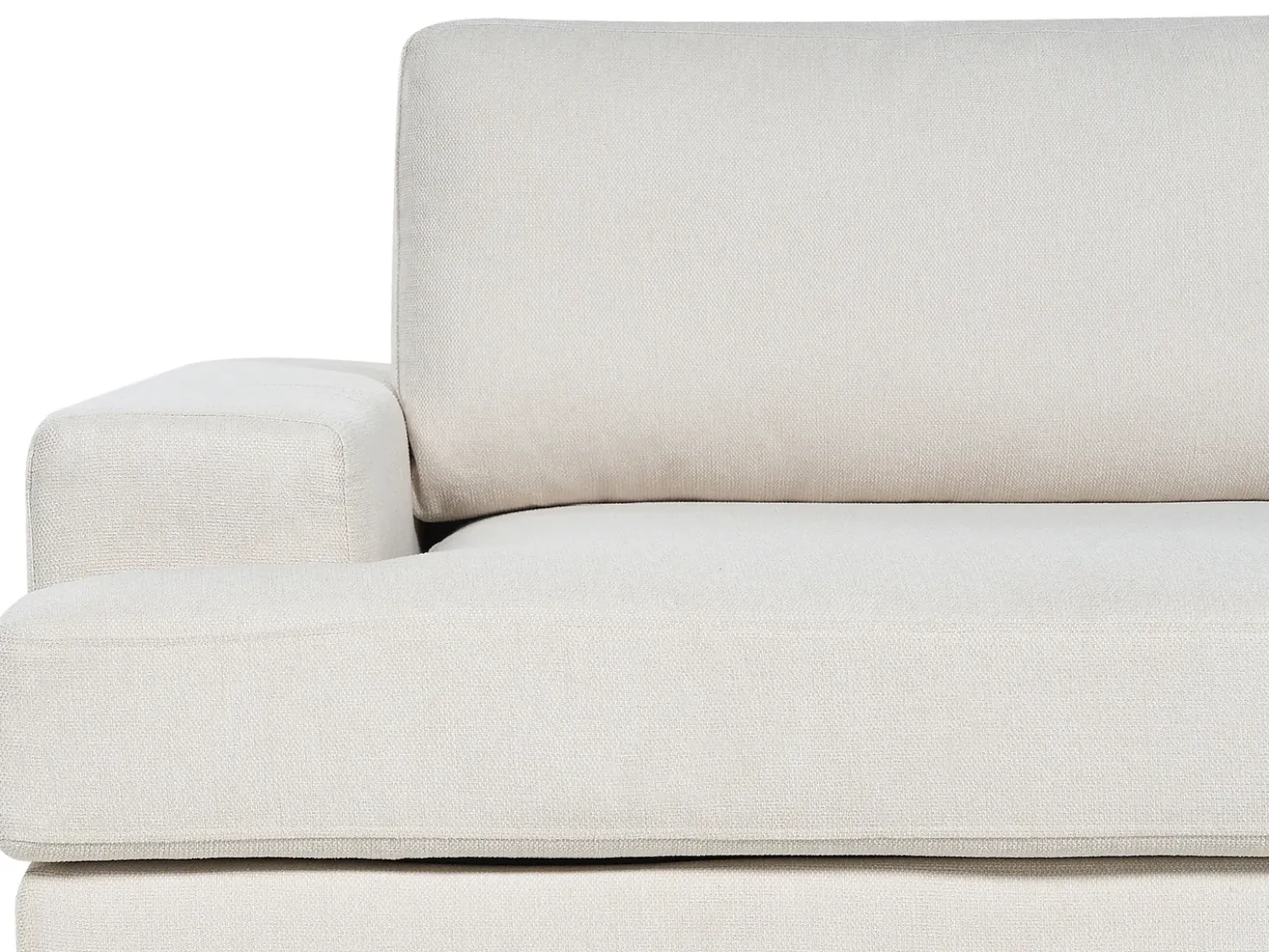 Divano 3 posti ALLA Tessuto Beige chiaro