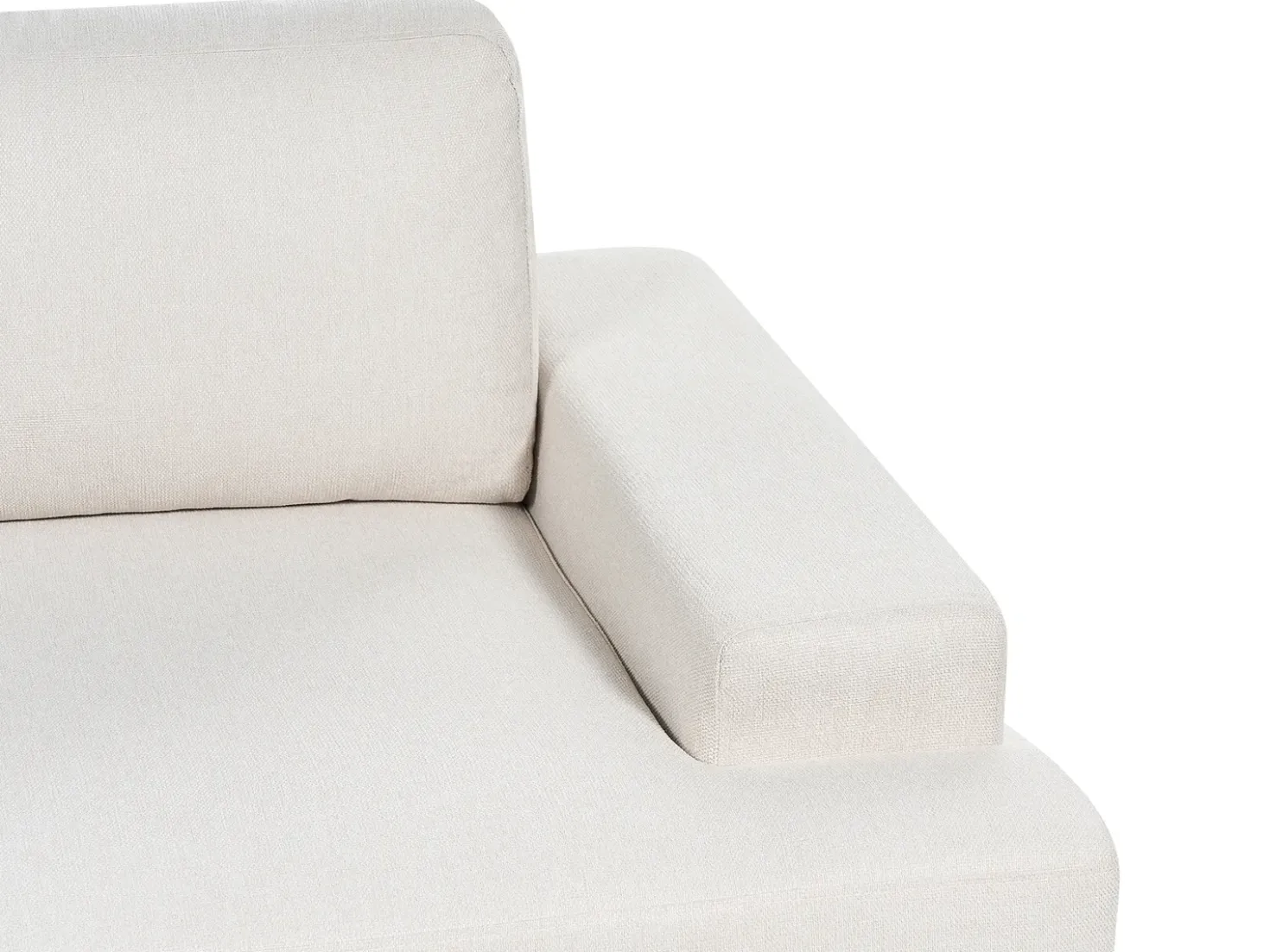 Divano 3 posti ALLA Tessuto Beige chiaro