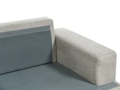 Divano 3 posti ALLA Tessuto Grigio chiaro