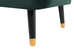 Divano 3 posti ALSVAG Velluto Verde smeraldo
